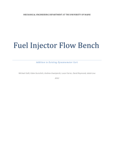 Fuel Injector Flow Bench Paper