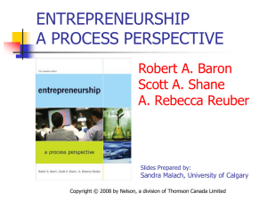 679 KB - Entrepreneurship, A Process Perspective, First Canadian