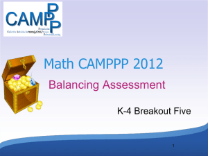 Breakout 5 Balancing Assessment July 15 - GAINS