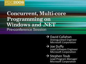 PRE04: Concurrency in .NET Preconference Session