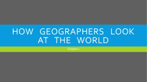 Cultural Geography - Chapter 1