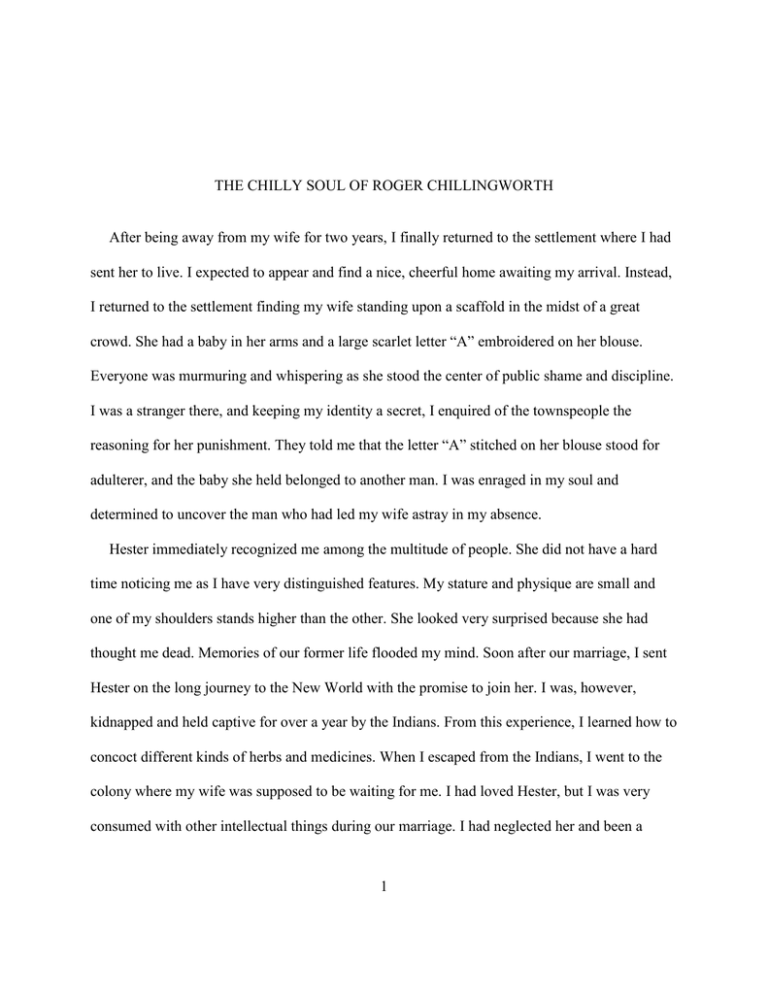 Sample Character Analysis Sample Character Analysis