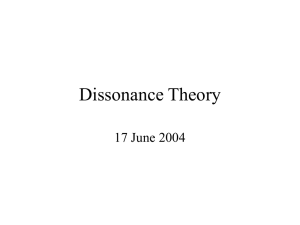 Dissonance Theory - s3.amazonaws.com
