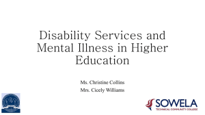 Best Practices for Mental Health and Disabled Students