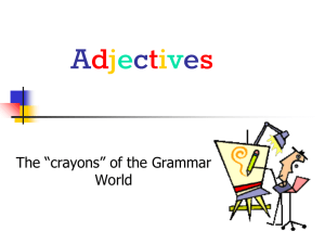 Adjectives and Adverbs PPT