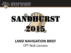 land navigation brief