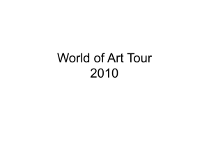 World of Art Tour Shrpt - Catawba County Schools