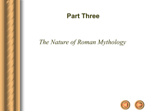 The Nature of Roman Mythology