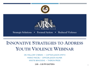 View the Presentation - Violence Reduction Network