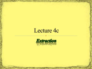 Extraction lecture