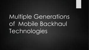 mobile backhaul reference architecture