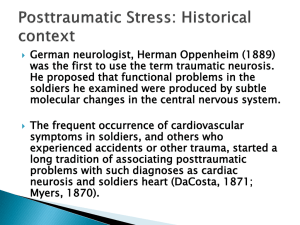 Posttraumatic Stress: Historical context