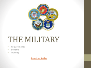 THE MILITARY