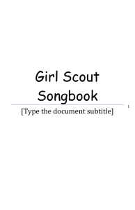 Girl Scout Songbook - Girl Scouts of the USA