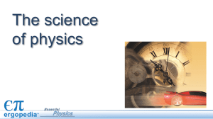 1.1 Science of Physics
