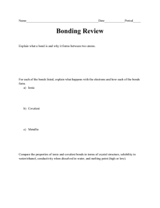 07a Bonding review