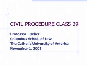 CIVIL PROCEDURE CLASS 10