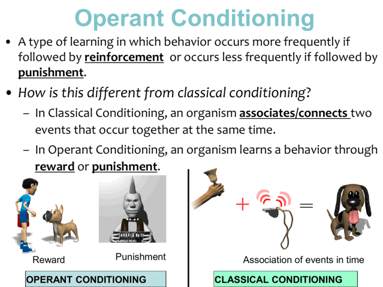 What Type Of Operant Conditioning Is This PV