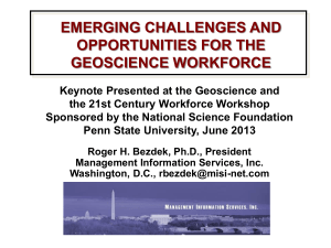 Emerging Challenges and Opportunities for the