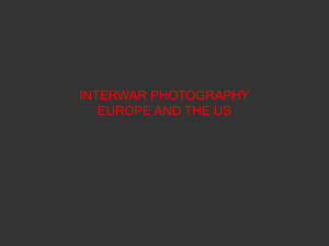 Interwar Photography in Europe & the US