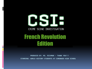 csi french revolution edition