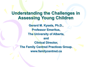 Understanding the Challenges in Assessing Young Children