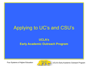 UCLA's Early Academic Outreach Program