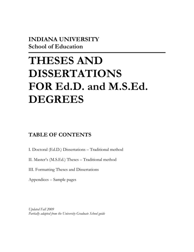 edd dissertation titles
