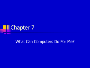 Chapter 7 - University of Scranton: Computing Sciences Dept.