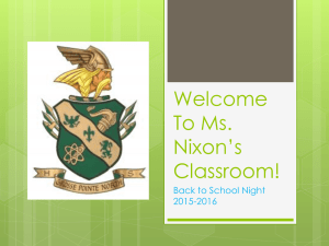 School Night Info 2015-2016 - Grosse Pointe Public School System