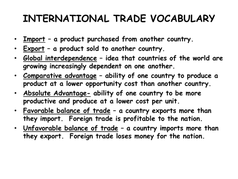 international-trade