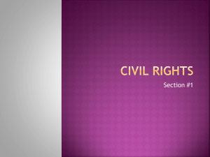 Civil Rights - Eisenhower Junior High School
