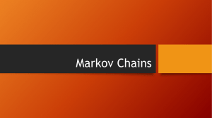 Markov chains (intro)