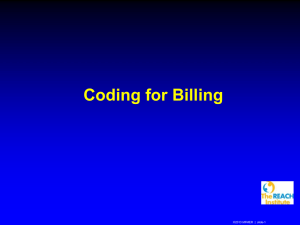Unit P: Coding for Billing