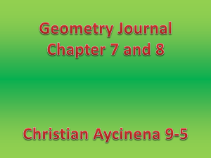 Christian Aycinena Journal chapters 7 and 8