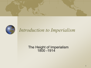 What is New Imperialism?