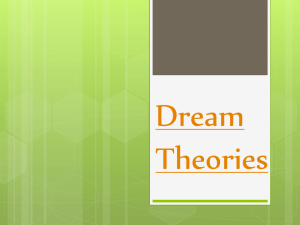 Dream theories 2016