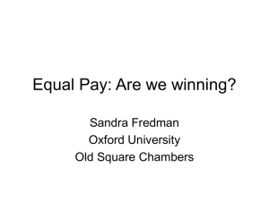 Equal Pay and Positive Duties - The Institute of Employment Rights