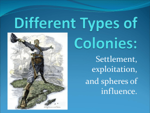 Different Types of Colonies