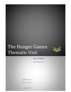 The Hunger Games Thematic Unit