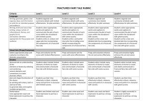 fractured fairy tale rubric