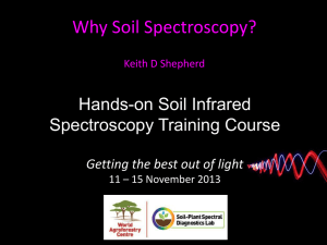 Why Soil Spectroscopy