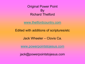 Self-Control - Power Points to Jesus