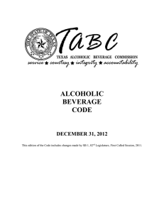 All Titles - Texas Alcoholic Beverage Commission