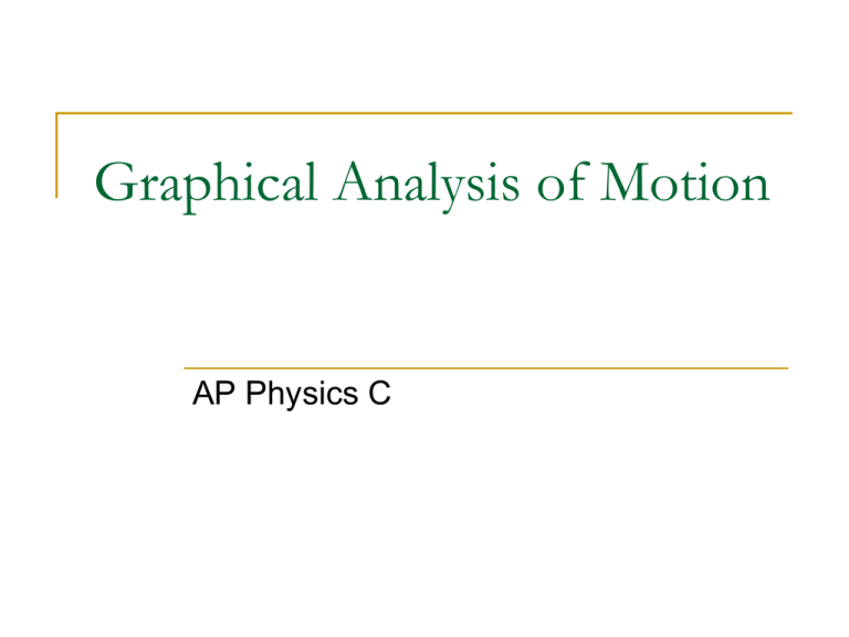 physics graphical analysis