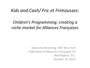 Fric and Frimousses - Alliance Francaise USA