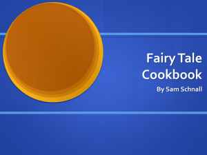 Fairy Tale Cookbook - IntegratingTech310-12