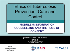 usaid tb care ii project - Global Tuberculosis Institute
