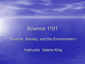 PowerPoint Presentation - Science 1101