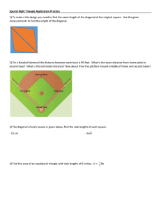 Unit 2 Special Right Triangle Application Practice